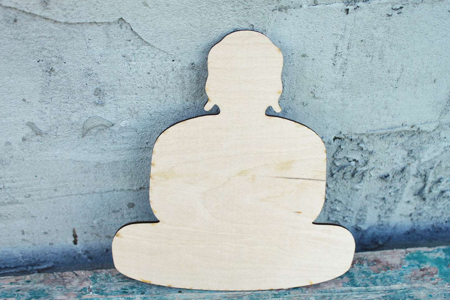 Wooden Budha Shape For Crafts And Decoration - Miniature Budha - Budha Statue - Budha Artwork Large