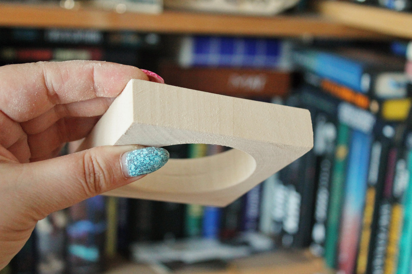 Handmade Wooden square Bracelet 20 mm– Natural Linden Wood Bangle, Unfinished Craft Bracelet Base for Painting, Decoupage or Minimalist Wear