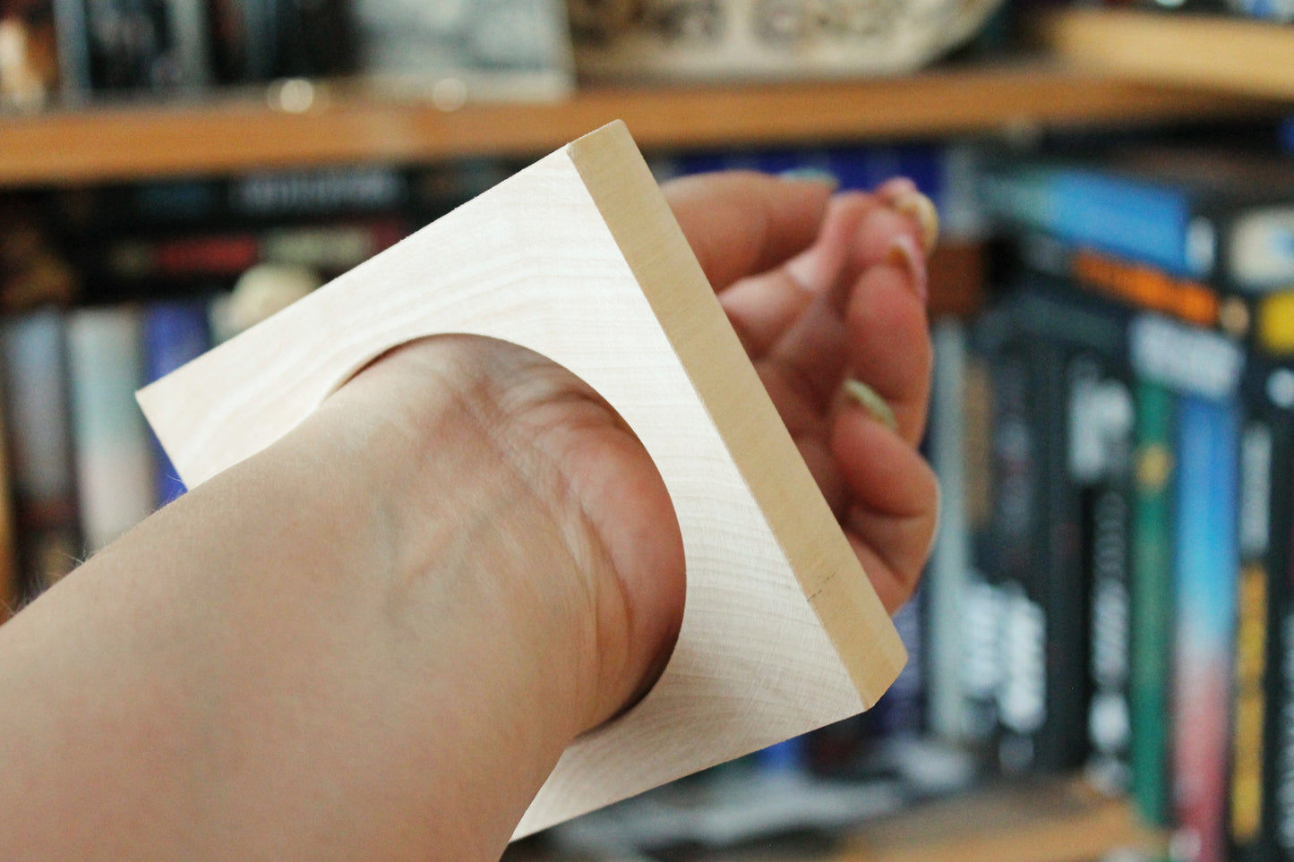 Handmade Wooden square Bracelet 20 mm– Natural Linden Wood Bangle, Unfinished Craft Bracelet Base for Painting, Decoupage or Minimalist Wear