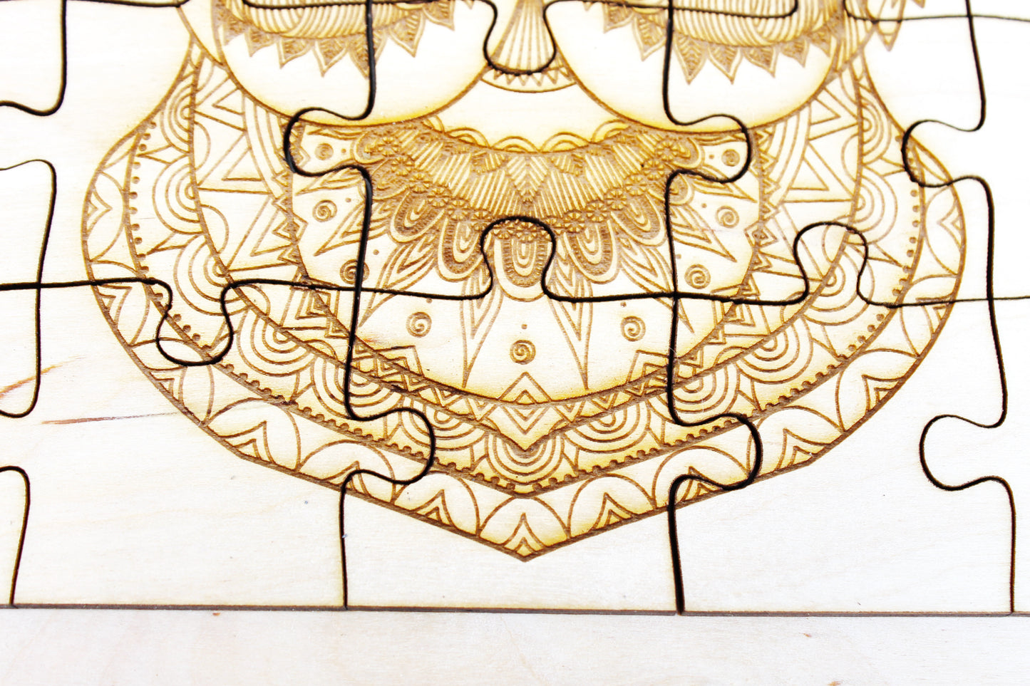 Wooden puzzle - French Bulldog - laser cut puzzle blank 7.9 inch - Wooden Puzzle - engraving puzzle - made of plywood