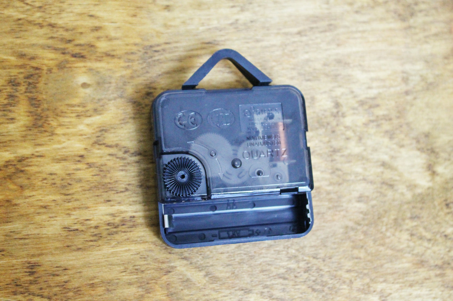 Wooden clock - PUZZLE - walnut color - 320 mm - 12.6 inches - light and ready to ship - handmade clock - Silent clock mechanism