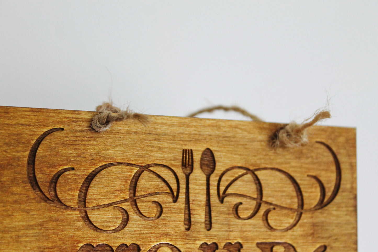 Wall hanging wooden plaque/sign - Kitchen picture, Cooking lover gift, Country decor, Housewarming gift, Farmhouse wall art