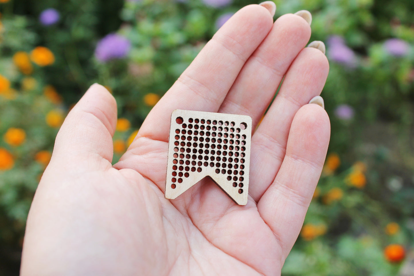 Banner Cross stitch pendant blanks - blanks Wood Needlecraft Pendant - different sizes