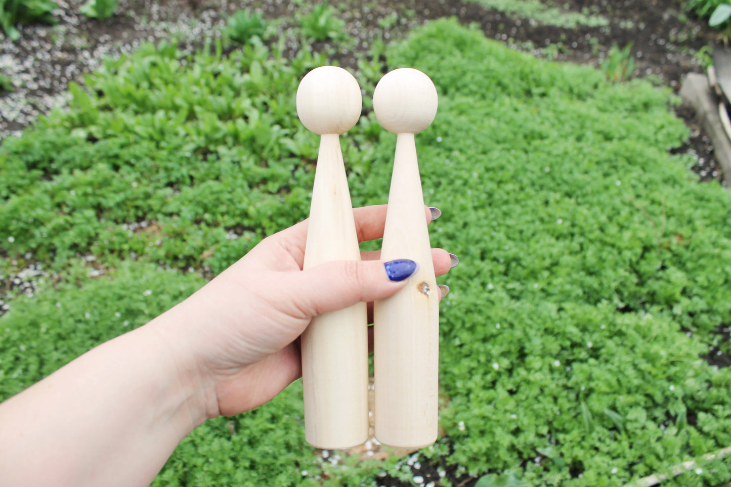 Unfinished wooden blank for doll - to make a doll - 200 mm x 35 mm - 7.9 x 1.4 inches - made of linden wood