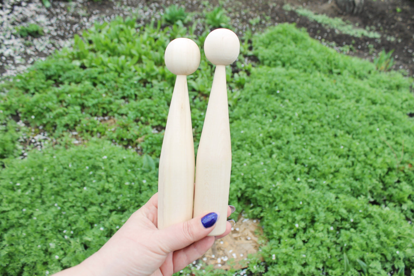 Unfinished wooden blank for doll - to make a doll - 200 mm x 35 mm - 7.9 x 1.4 inches - made of linden wood