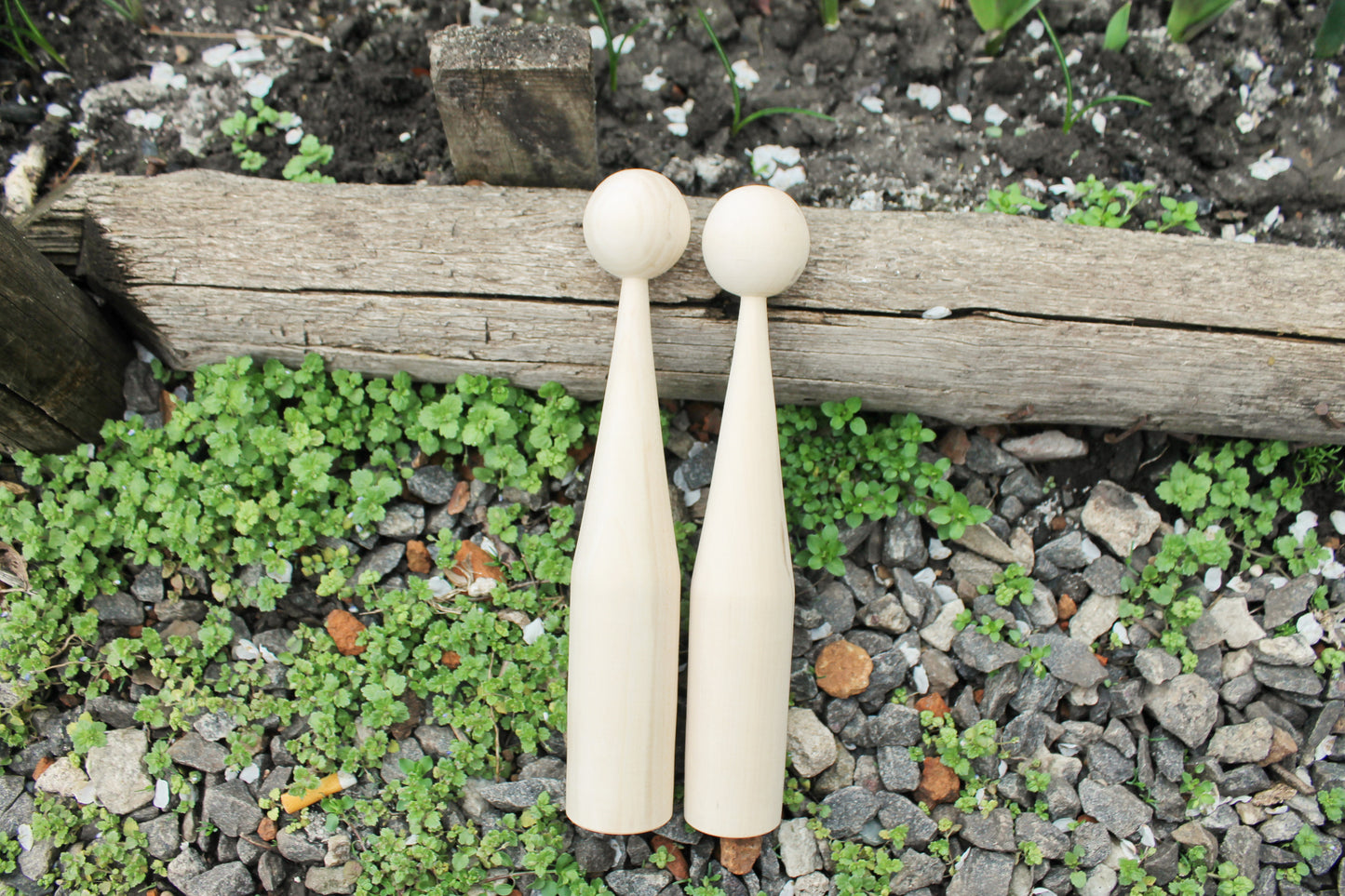 Unfinished wooden blank for doll - to make a doll - 250 mm x 40 mm - 9.8 x 1.6 inches - made of linden wood