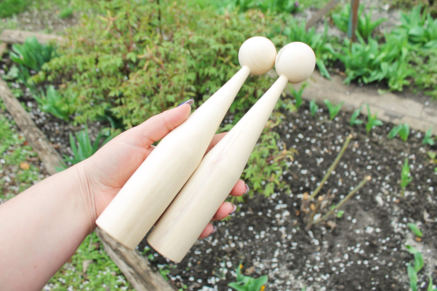 Unfinished wooden blank for doll - to make a doll - 250 mm x 40 mm - 9.8 x 1.6 inches - made of linden wood