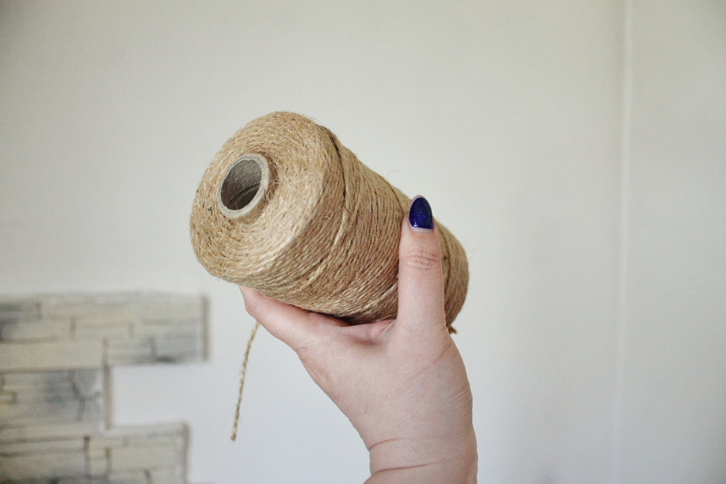 Jute twine cord - 400 g - natural cord - rustic cords, eco friendly, craft supplies, gift wrapping