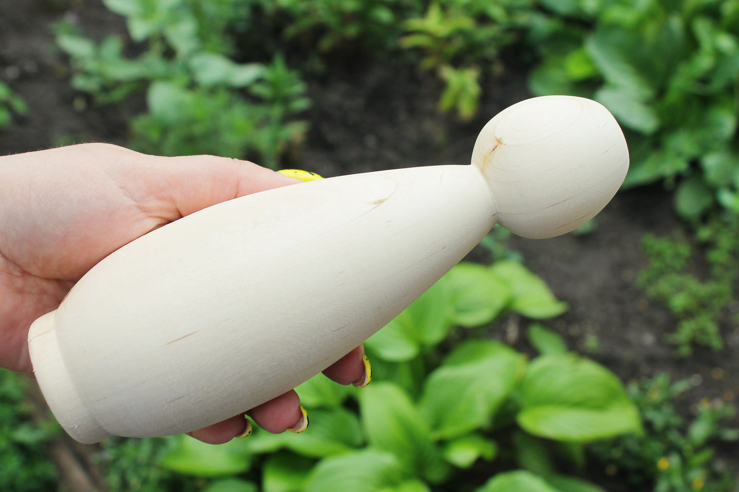 Unfinished Wooden Doll / Skittle – 8.1” Tall | DIY Beech Wood Figure - unfinished wooden skittle