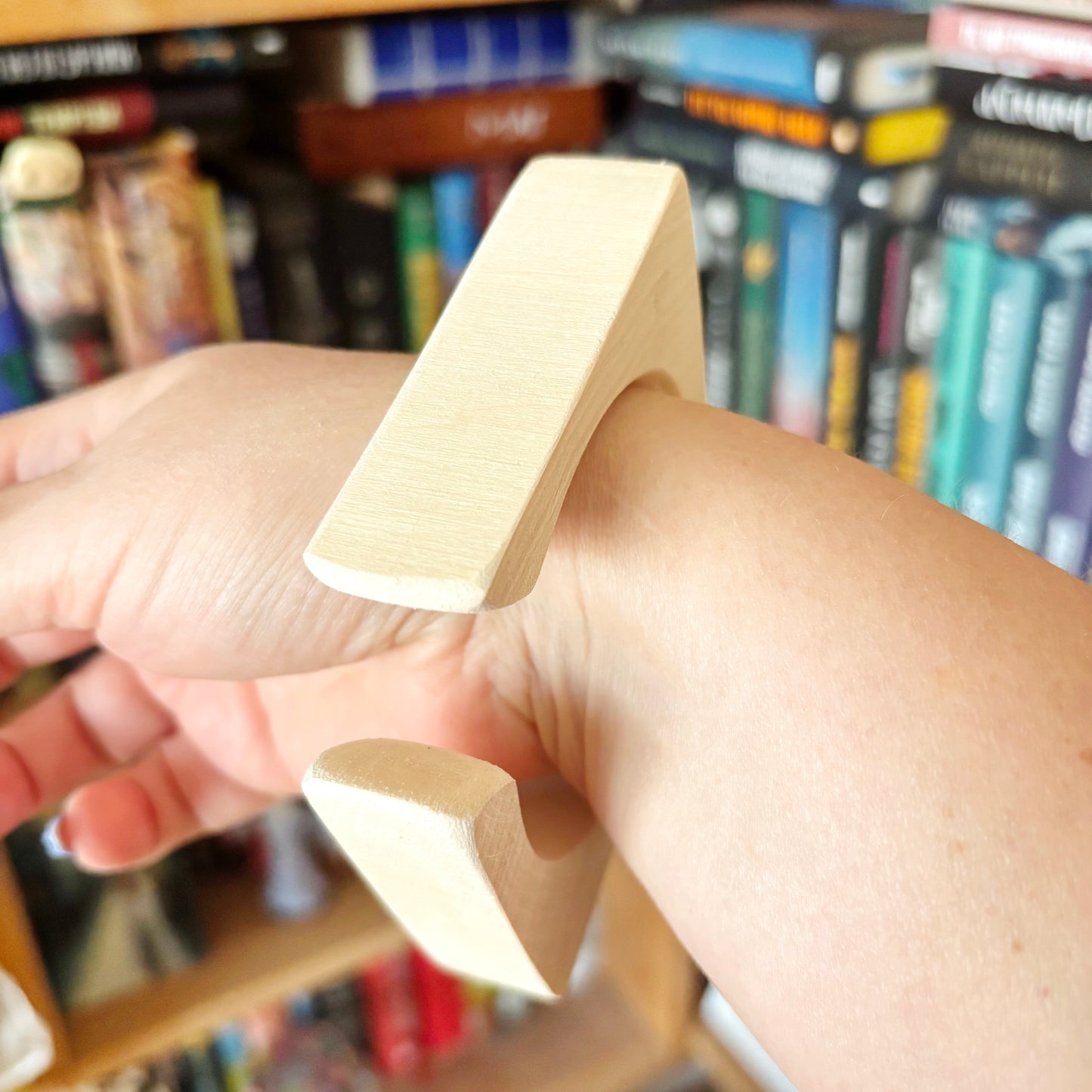 Handmade Wooden Bracelet from Natural Linden wood – Unique Eco Jewelry, Perfect Gift for Him or Her - 20 mm / 68 mm diameter - MA20