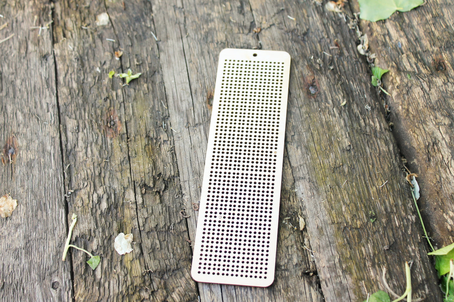 Unfinished wooden cross stitch bookmark blank - Laser cut plywood cross stitch blanks - Bookmark Shape. Embroidery blank