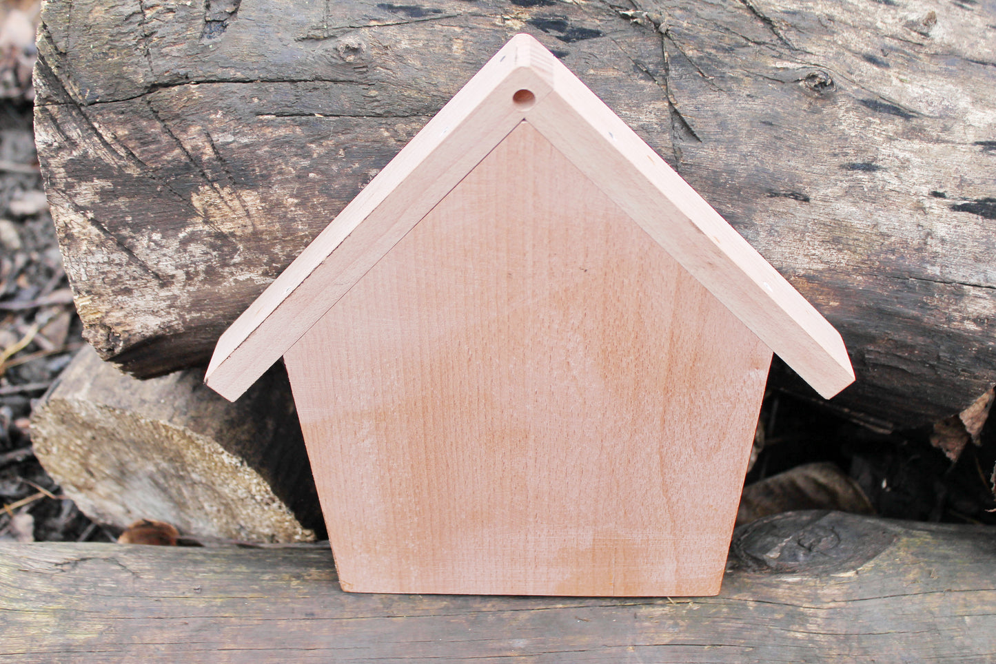 Key Holder made of beech wood - unfinished wood - key holder for 3 key - eco wood