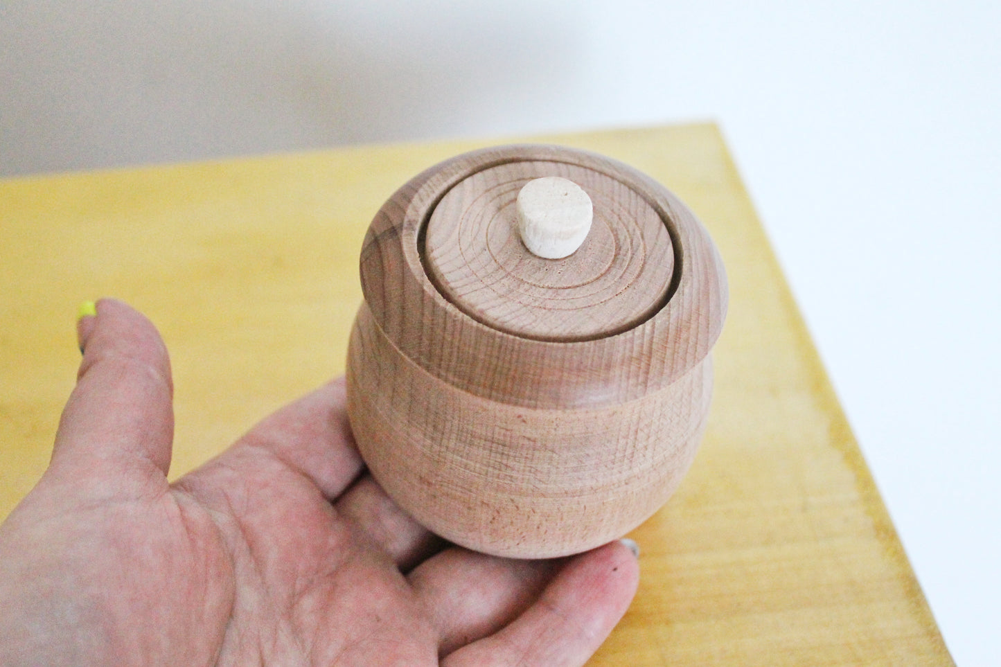 Unfinished wooden barrel (keg) 60x70 mm - 2.4 x 2.8 inches - natural eco-friendly - made of beech wood