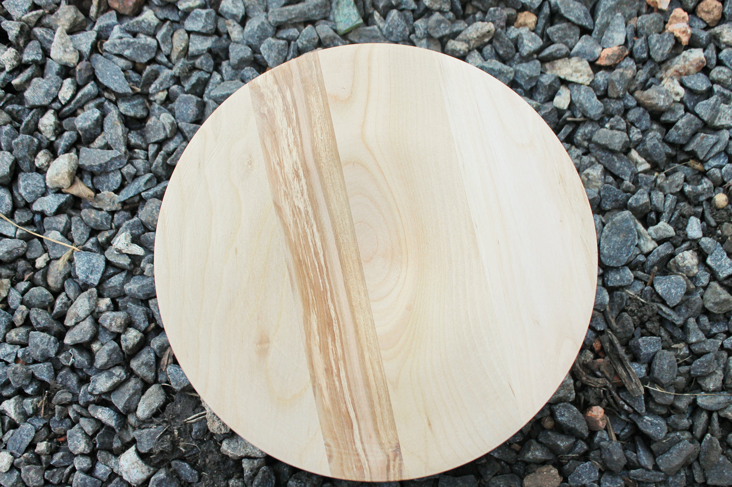 Wooden plate 25 cm 9.8 inches - unfinished natural eco friendly - made of beech wood