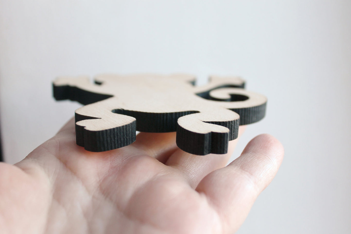 Unfinished wooden figurine - Wooden monkey - eco-friendly wooden toy