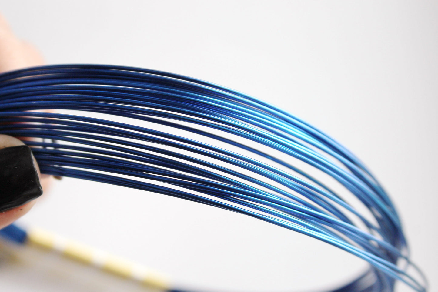 Aluminum wire Blue - diameter 1 mm - 10 meters - Jewelry Craft Wire Wrapping - 15