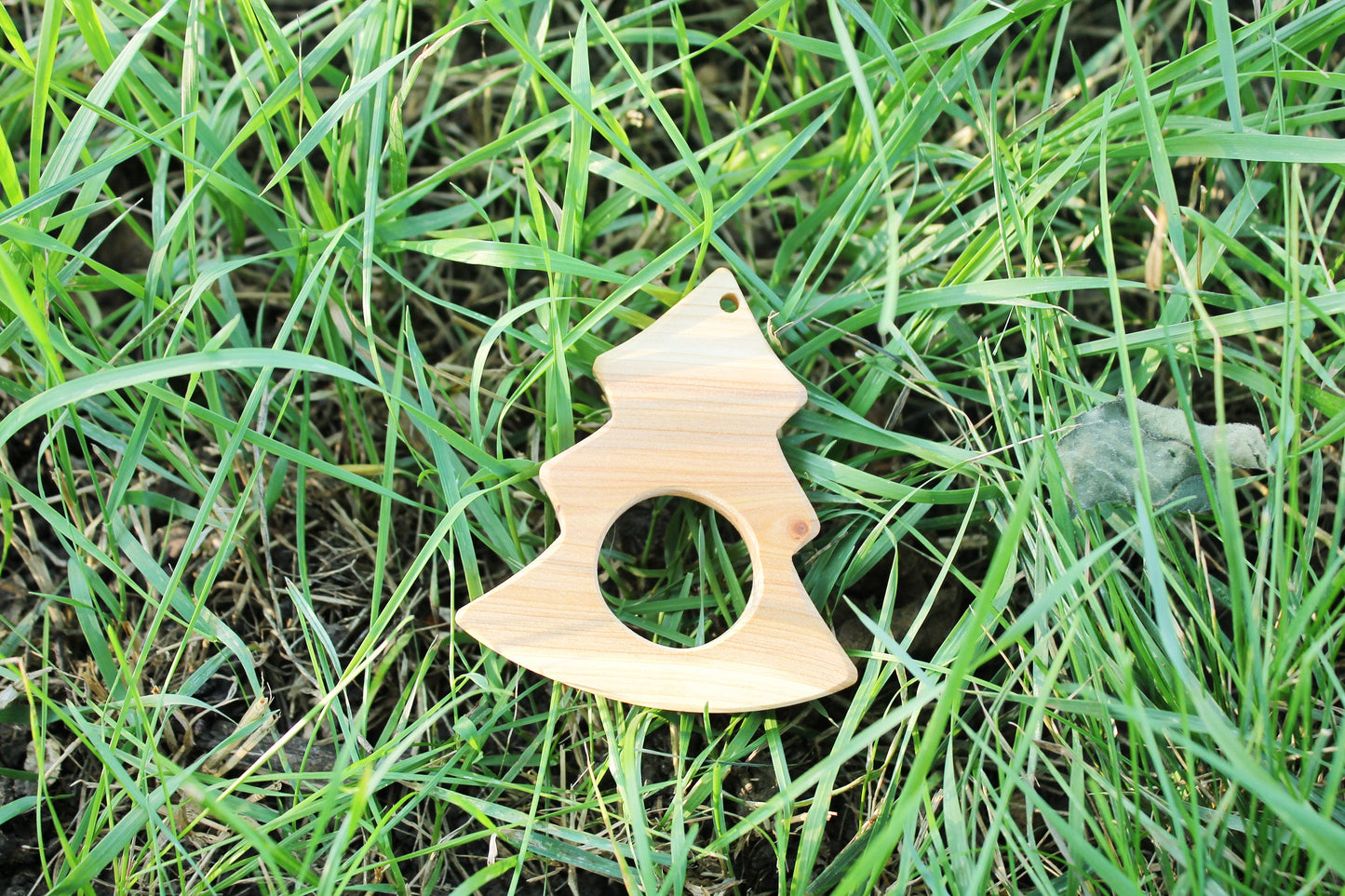 Juniper teether- Christmas tree - eco-friendly wooden toy - made of aroma juniper wood