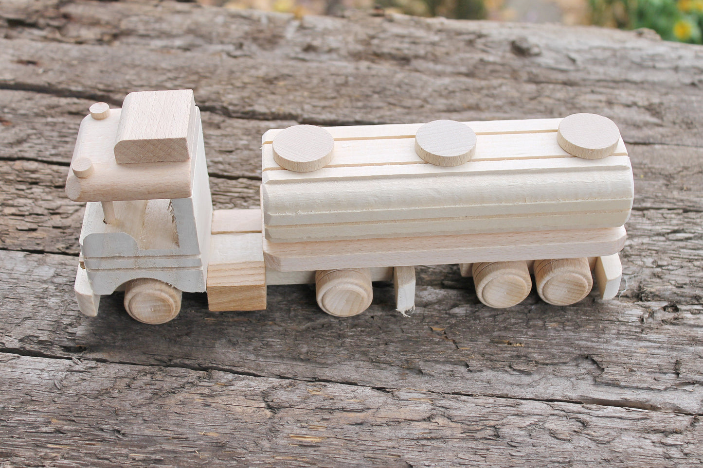 Machine-track, fura, 275 mm - wooden toy, made of eco friendly beech tree - wooden car - wooden car for kids