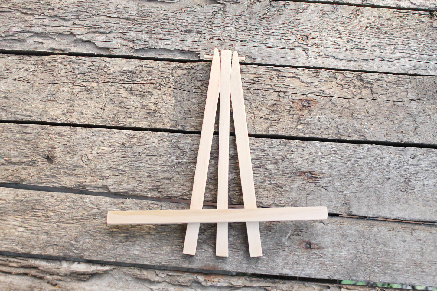 20 cm Easel - unfinished wooden easel, miniature painting, ACEO painting supply - 7,9"