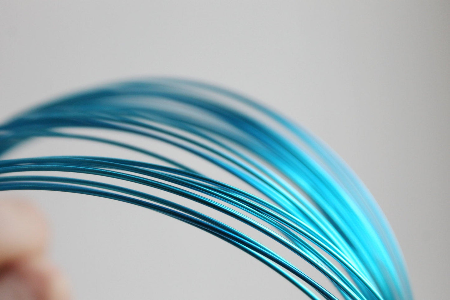 Aluminum wire Turquoise - diameter 1 mm - 10 meters - Jewelry Craft Wire Wrapping - 16