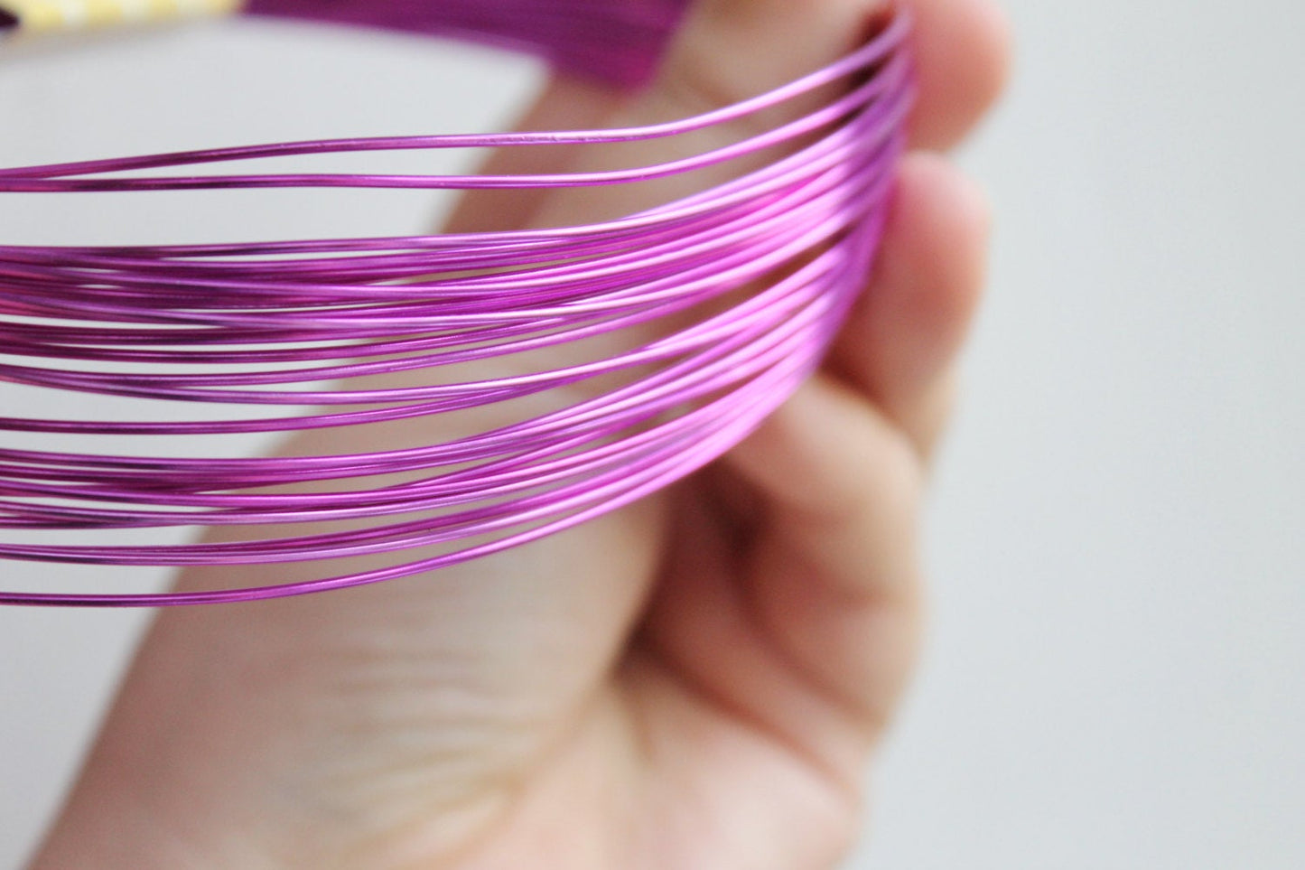 Aluminum wire Lavender - diameter 1 mm - 10 meters - Jewelry Craft Wire Wrapping - 06
