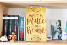 Load image into Gallery viewer, Wall hanging wooden plaque/sign - There&#39;s no place like HOME wall art - Country decor, Housewarming gift, Farmhouse wall art
