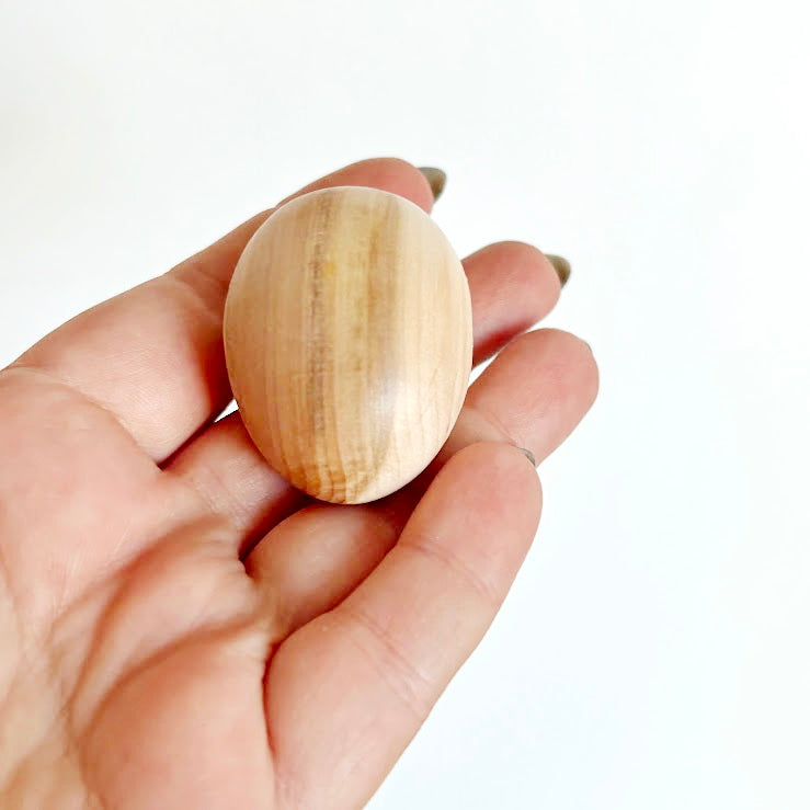 Set of 5 Small Unfinished Wooden Eggs – Natural Pine Wood Craft Eggs 40x35 mm – Ready for Painting, Decorating, Easter Crafts