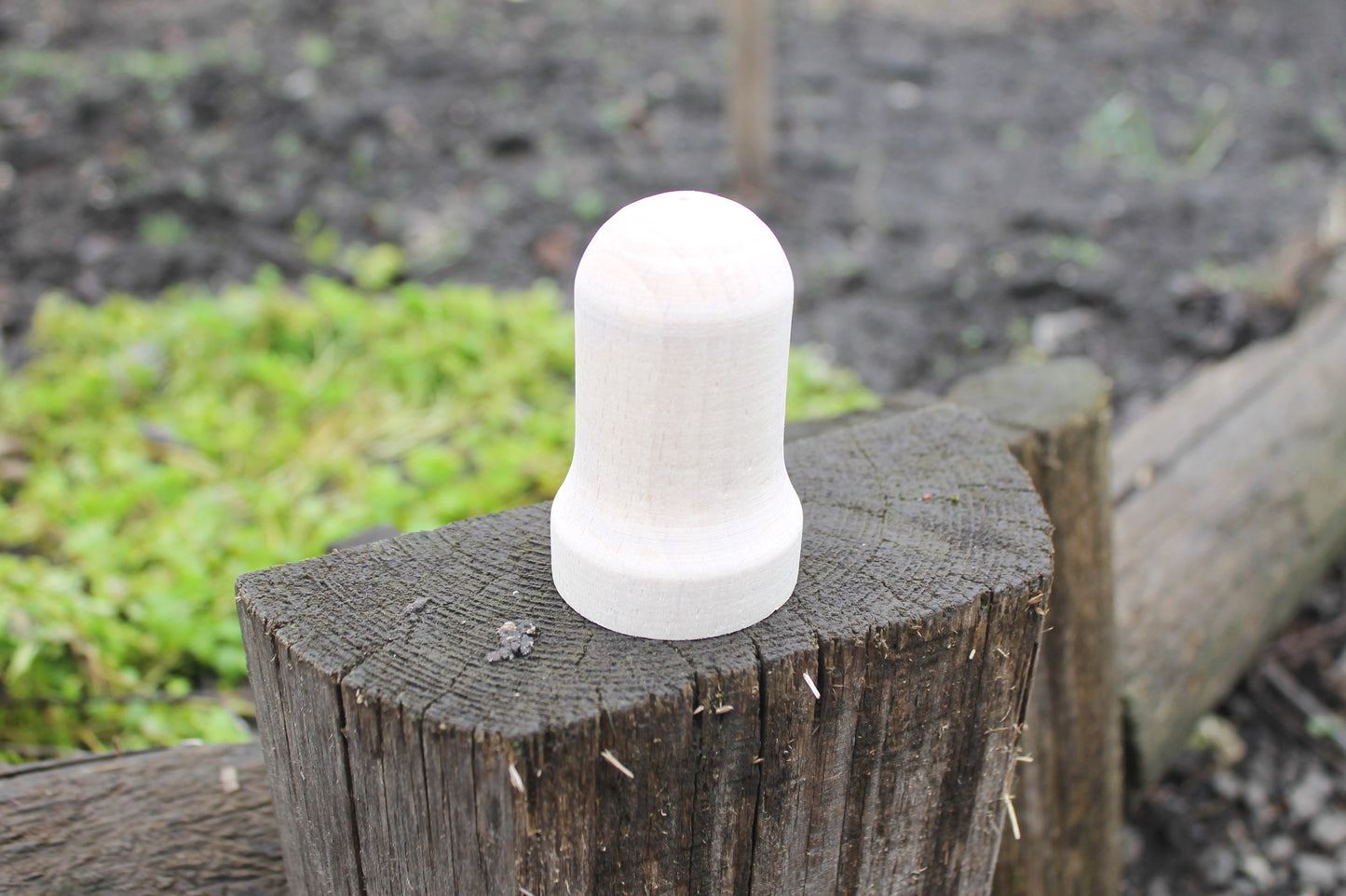 Wooden Bell 75 mm - 3 inches - unfinished wooden bell - without tongue - Christmas bell - wooden eco friendly toy