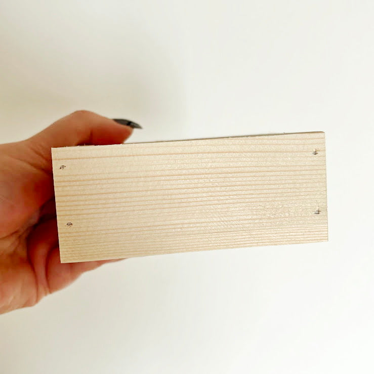 Unfinished Wooden Box 4x4 Inch, Blank Square Wood Box for Crafts, Small Spruce Wood Storage Box, DIY Craft Supply