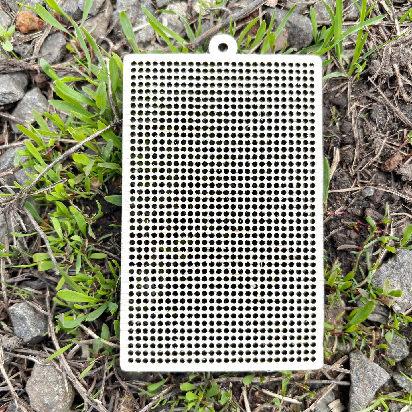 Cross Stitch Wood Blank Rectangle 4x2.4 Inch, Embroidery Board Birch Plywood 4mm, DIY Needlepoint Small Hanging Frame