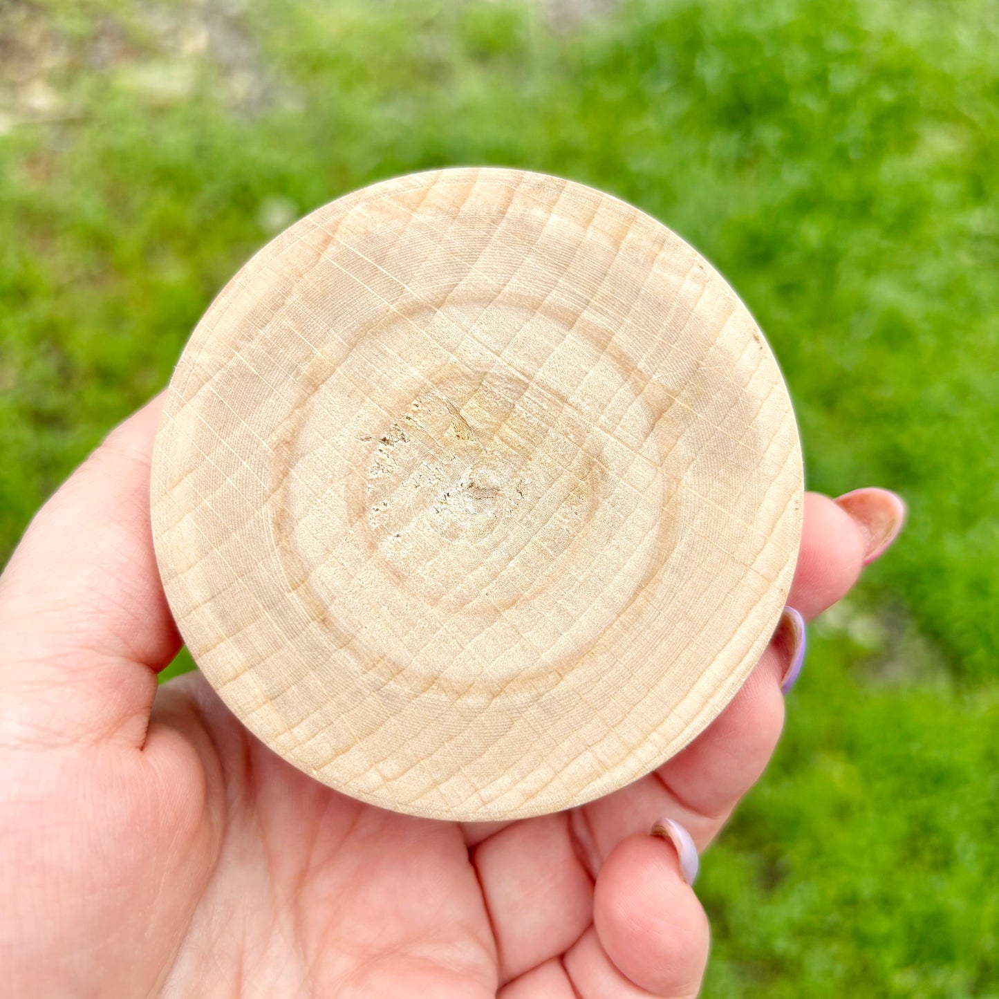 Large Wooden Cone 3 Inch, Unfinished Beech Wood Cone for Waldorf Crafts, Montessori Decor, Natural DIY Wood Shape