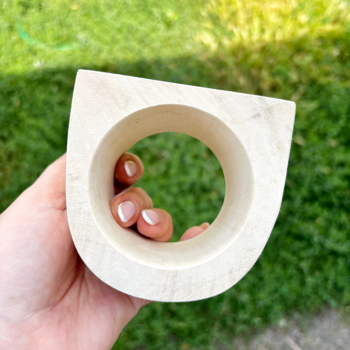 Unfinished Wooden Bangle Bracelet, Wide Linden Wood Cuff, DIY Paintable Bracelet Blank, Wood Jewelry Base for Decoupage