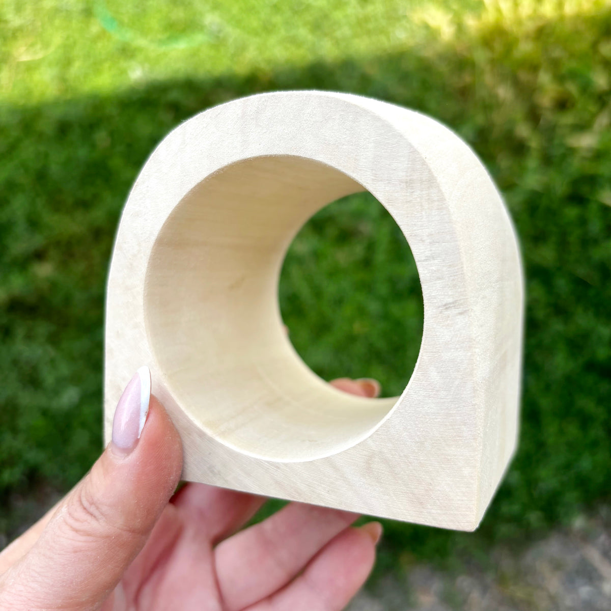 Unfinished Wooden Bangle Bracelet, Wide Linden Wood Cuff, DIY Paintable Bracelet Blank, Wood Jewelry Base for Decoupage