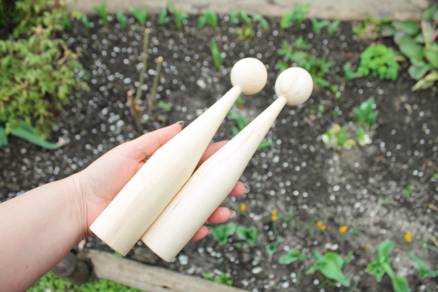 Unfinished wooden blank for doll - to make a doll - 250 mm x 40 mm - 9.8 x 1.6 inches - made of linden wood