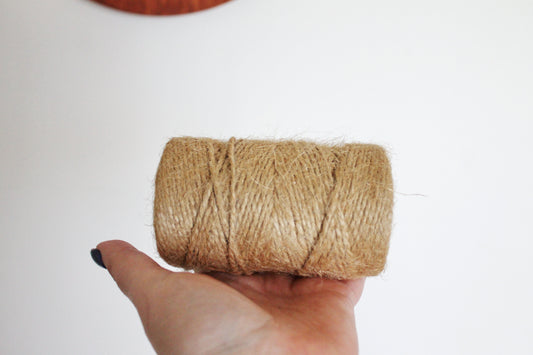 Jute twine cord - 200 g - natural cord - rustic cords, eco friendly, craft supplies, gift wrapping