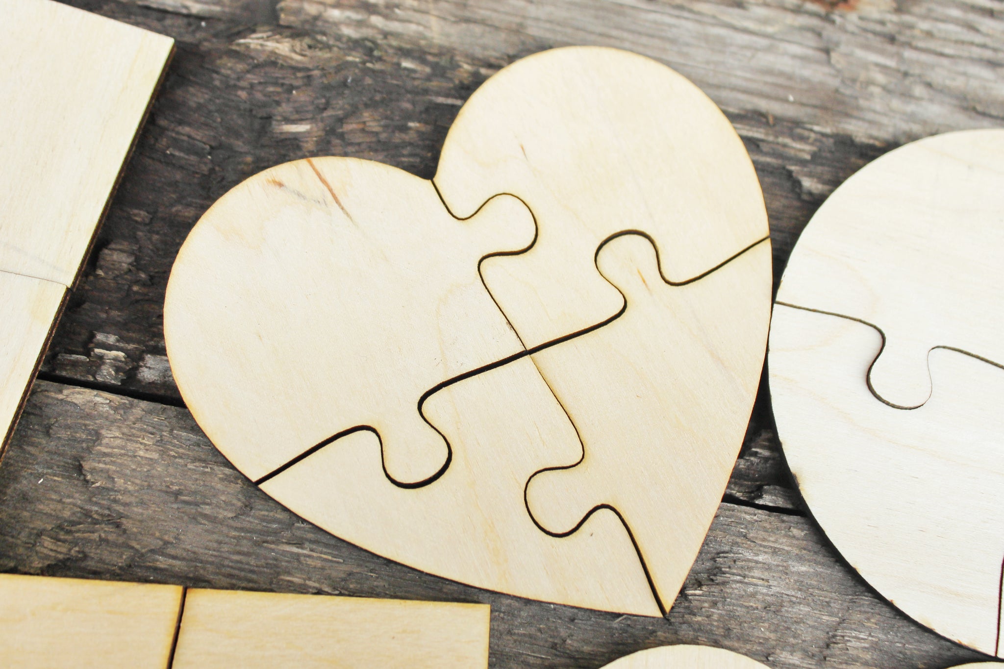Set of 5 puzzle blanks do it yourself puzzle laser cut puzzle blan GeniusesOfWood