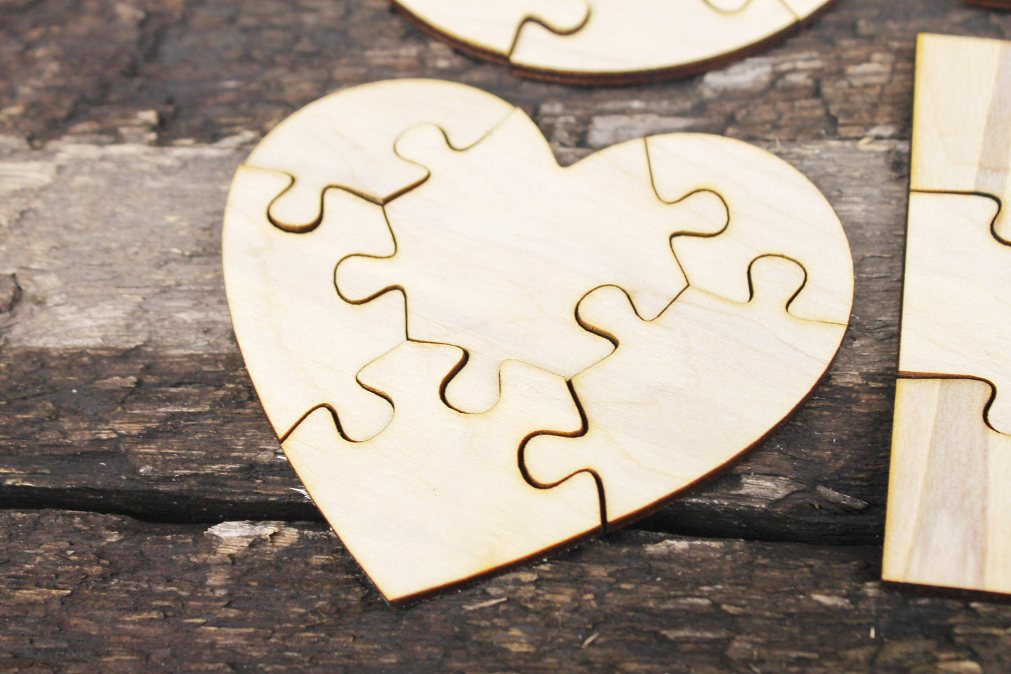 Wooden puzzle blanks - kids puzzle - laser cut puzzle blank - Wooden Puzzle - pick a form