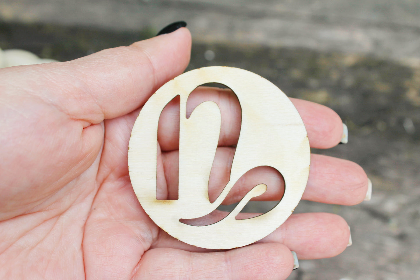 Zodiac pendants, set of 12 zodiac pendants - laser cut zodiac pendant - plywood zodiac set- unfinished zodiac pendant