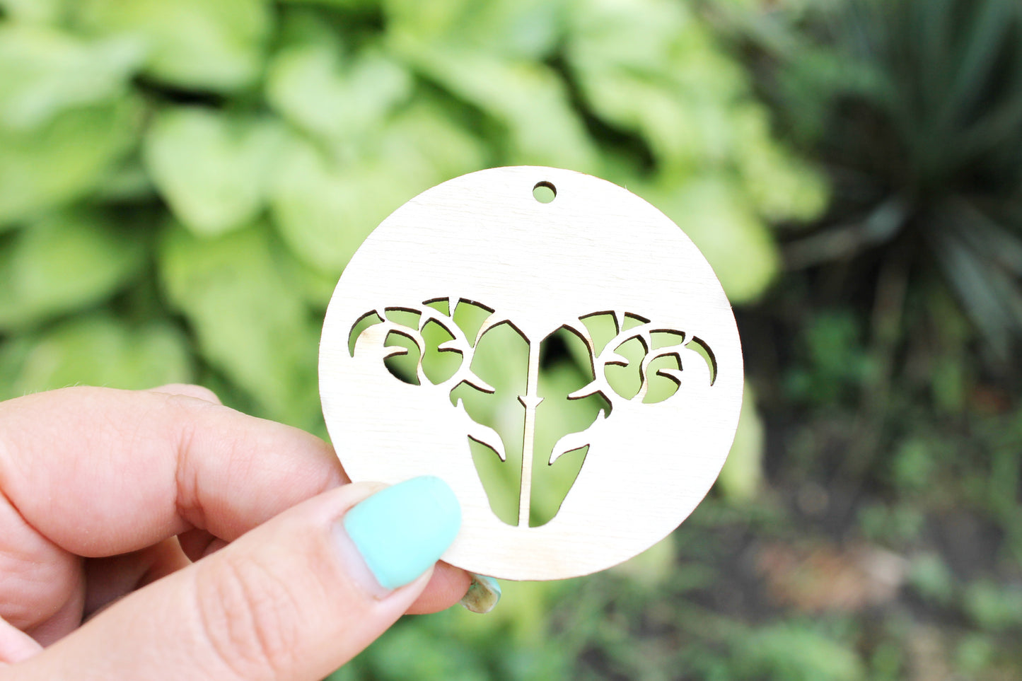 Zodiac earrings/pendants base, set of two Aries zodiac sign - laser cut zodiac 2.4 inches - plywood zodiac set- unfinished zodiac earrings