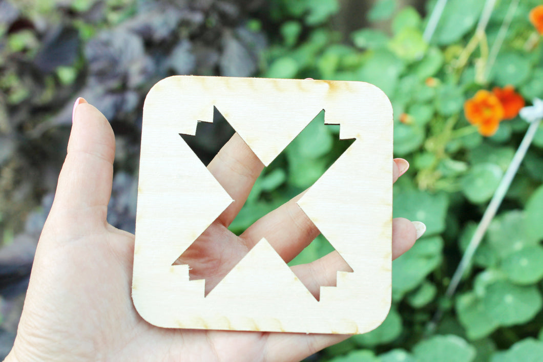 Halloween laser cut Cross coaster 4x4 inches - trivet hot pad - made of high quality plywood - table decor, Modern coasters - 6 - CROSS