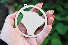 Load image into Gallery viewer, Hawaii state round pendant - Laser Cut - unfinished blank - 3.1 inches - Hawaii Map Inside Circle
