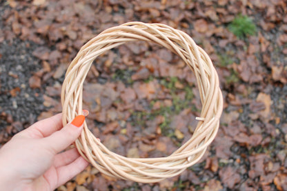 Wreath blank made of rod - Christmas Wreath made of vines - The basis for a Christmas wreath - eco friendly vines