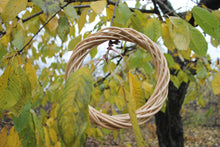 Load image into Gallery viewer, Wreath blank made of rod - Christmas Wreath made of vines - The basis for a Christmas wreath - eco friendly vines
