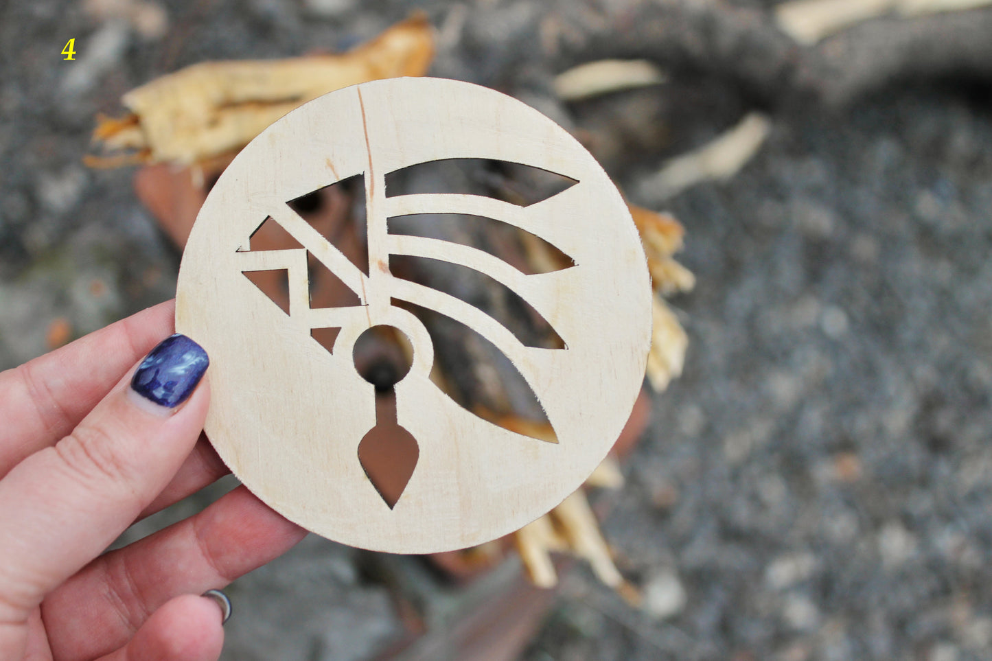 Native American Wooden Coasters - unfinished coasters 3.5 inches - made of high quality plywood - table decor, Modern coasters