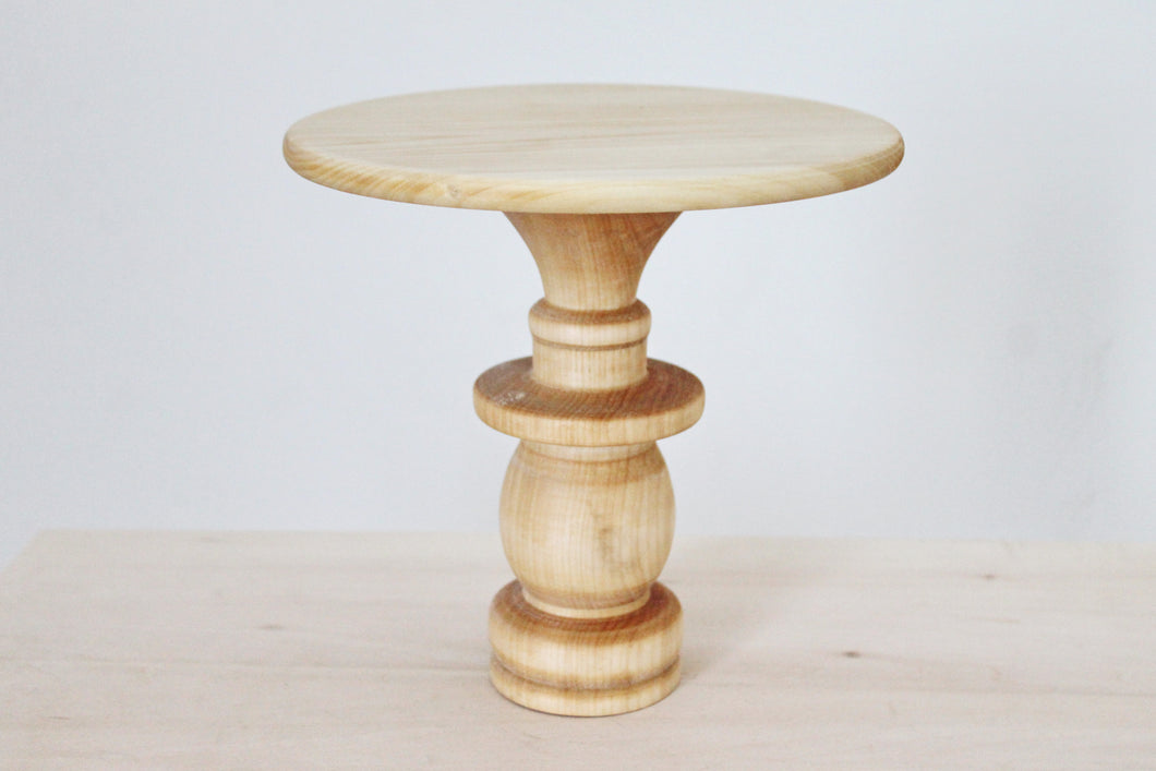 Wooden handmade stand, covered by oil for wood - 8.3 inches - made of linden wood
