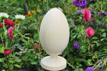 Load image into Gallery viewer, Big Wooden egg 200 mm - 7.9 inches - unfinished natural eco friendly - made of spruce wood
