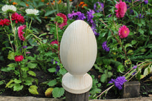 Load image into Gallery viewer, Big Wooden egg 200 mm - 7.9 inches - unfinished natural eco friendly - made of spruce wood
