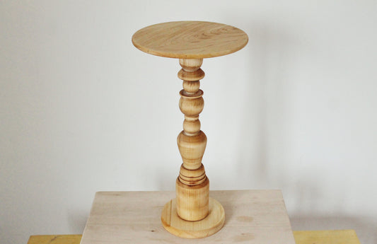 Wooden plant stand, covered by oil for wood - 20 inches - handmade flower stand - made of linden wood