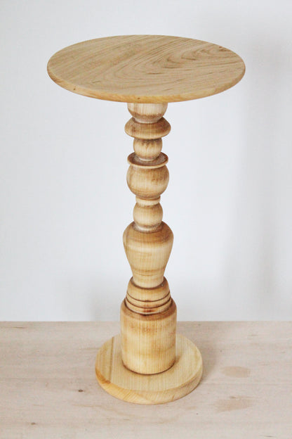 Wooden plant stand, covered by oil for wood - 20 inches - handmade flower stand - made of linden wood