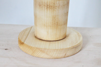 Wooden plant stand, covered by oil for wood - 20 inches - handmade flower stand - made of linden wood